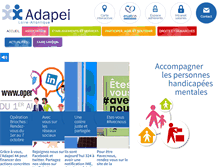 Tablet Screenshot of adapei44a.fr